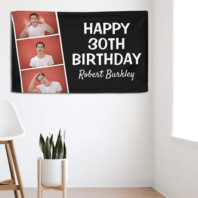 Modern Photo Strip | Birthday Banner (Creator Uploaded)