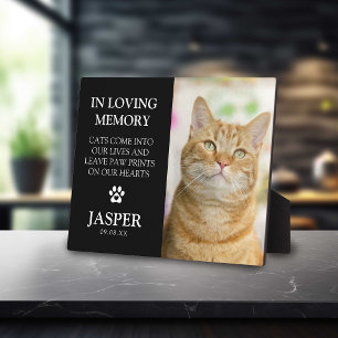Modern Photo & Sympathy Quote Pet Loss Memorial Pl Plaque