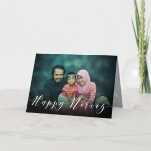 Modern Photo Typography Happy Norooz New Year Card