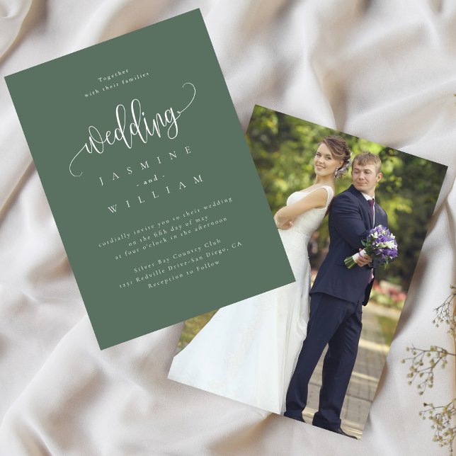  Modern Photo Wedding  Invitation (Creator Uploaded)