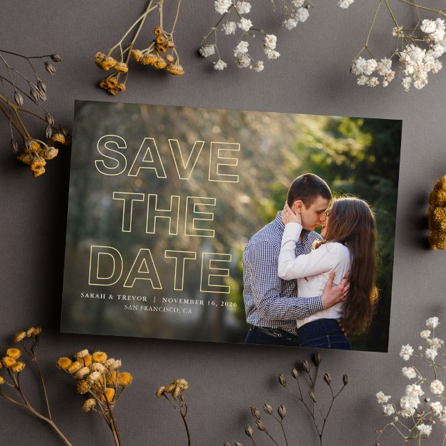Modern Photo Wedding Save the Date (Creator Uploaded)