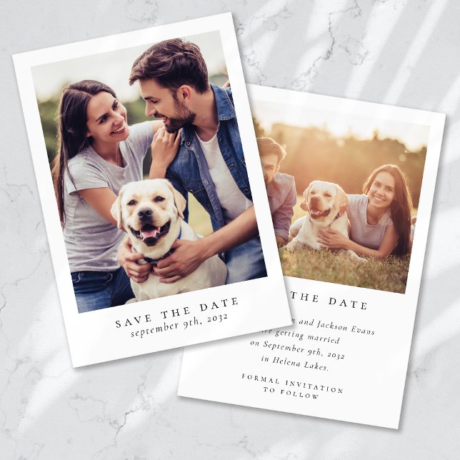 Modern Photo Wedding Save The Date (Creator Uploaded)