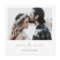 Modern Photo Wedding Save the Date Invite Template