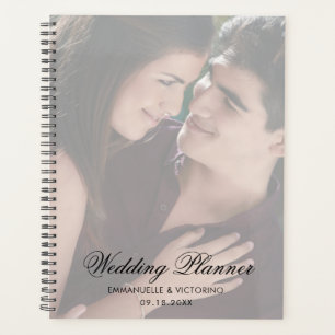 Modern Photo with Elegant Script Wedding Planner
