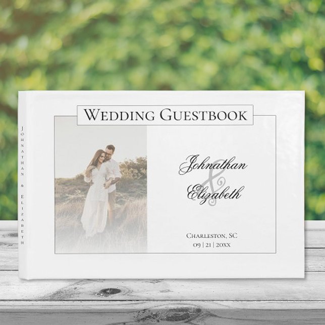Modern Photo with Overlay Wedding Guest Book (Creator Uploaded)
