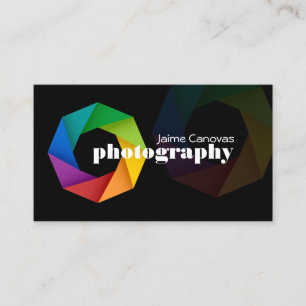 Modern Photographer Business Card