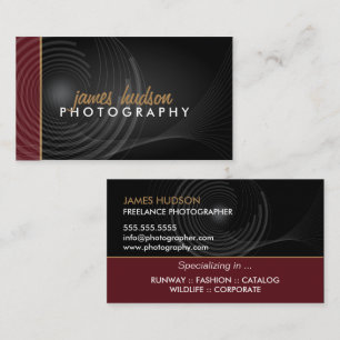 Modern Photographer Business Card