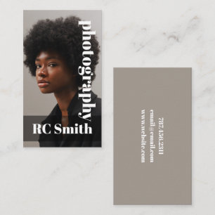 Modern Photographer Business Card