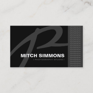 Modern Photographer Business Cards