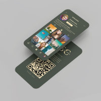 Modern Photographer Dark Green Gold Instagram