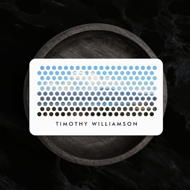 Modern Photography Circles Pattern Business Card (Creator Uploaded)