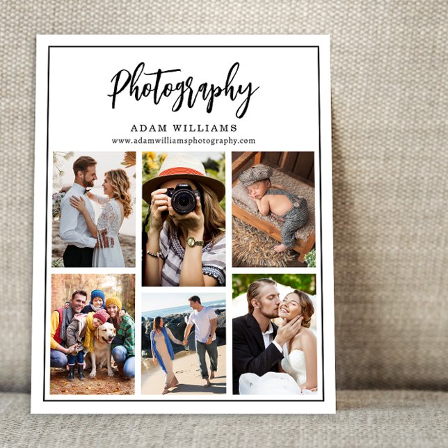 Modern Photography Packages & Pricing Photo Flyer (Creator Uploaded)