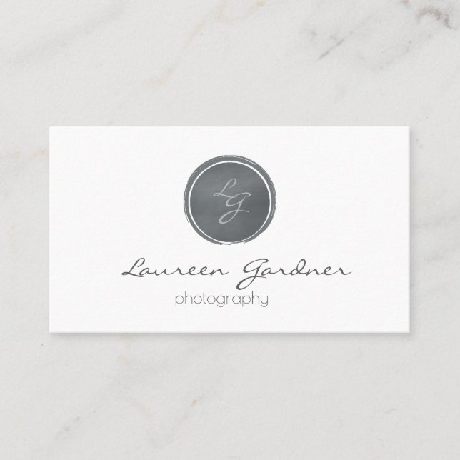 Modern Photography Professional Business Card (Front)
