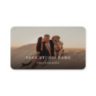 Modern Photography QR Code Business Card