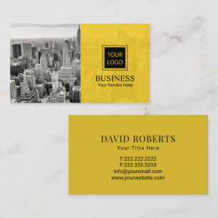Modern Photography Real Estate Custom Logo Business Card