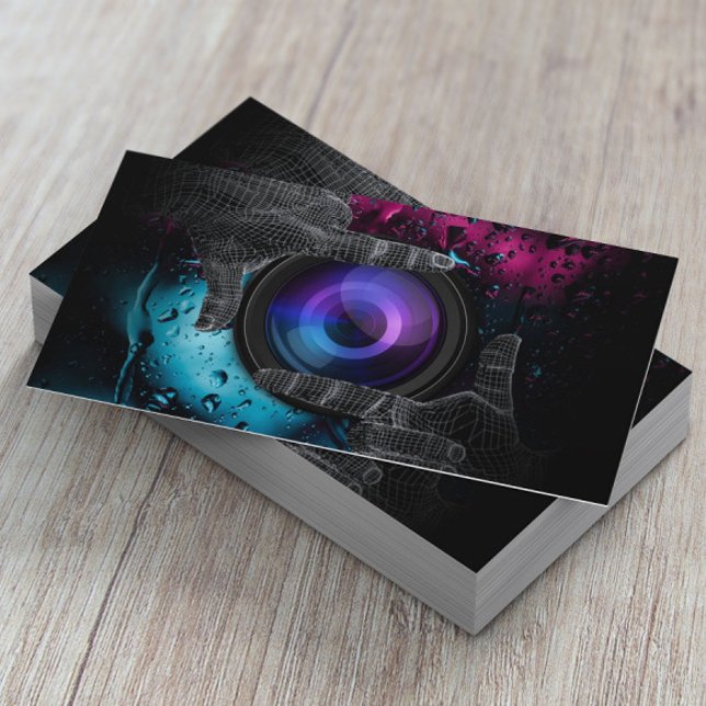 Modern Photography Studio Pro Photographer Business Card (Creator Uploaded)