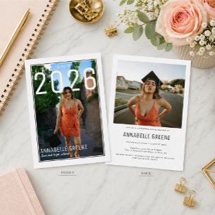 Modern PhotoPop Graduation Party Invitation