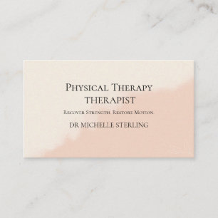 Modern Physical Therapy Appointment Reminder Card