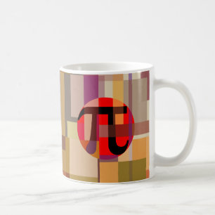 Modern Pi Composition, Geometric Coffee Mug