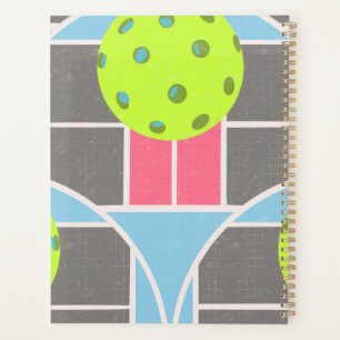 Modern Pickleball scalloped Planner