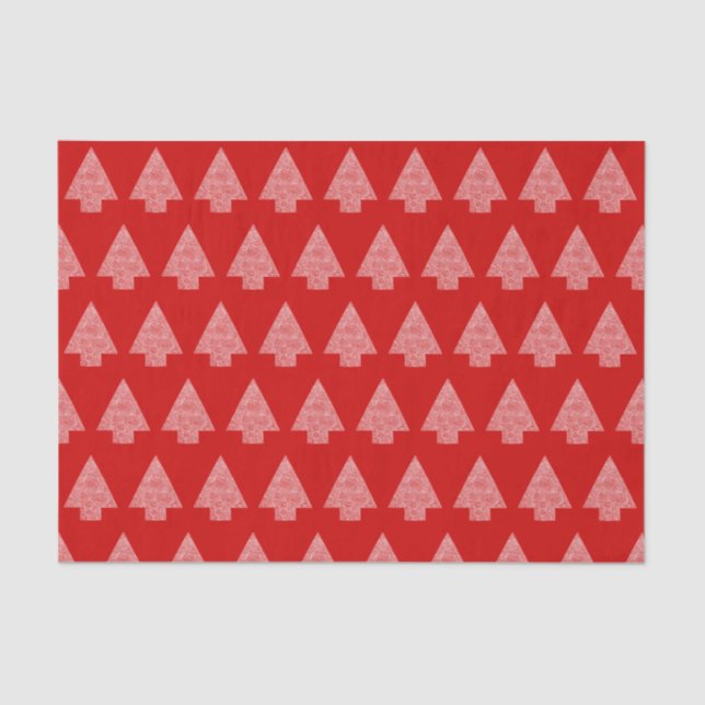 Modern Pine Tree Tissue Paper (Front)
