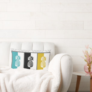 Modern Pineapple Colourful Lumbar Pillow