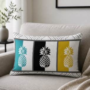 Modern Pineapple Colourful Lumbar Pillow
