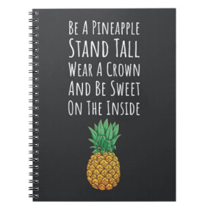 Modern Pineapple Gifts Tropical Elegant Fruit Notebook