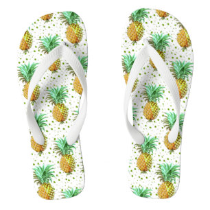 Modern Pineapple Pattern Thongs