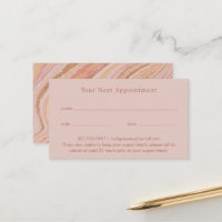 Modern Pink and Gold Abstract Elegant