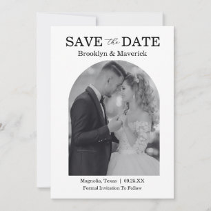 Modern Pink Blush wedding Save The Date