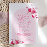 Modern Pink Bright Floral Bridal Shower Roses Invitation<br><div class="desc">A bright,  fun and modern bridal shower invitation for your bridal shower. Hot pink details with pink roses make this the perfect invitation for your bridal shower or kitchen tea.</div>