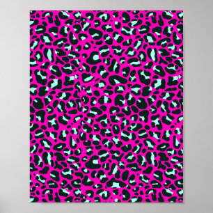 Modern Pink Cheetah Leopard Animal Print