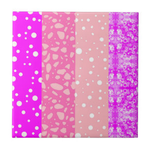 Modern Pink Colours (Texture) Decorative Square Ceramic Tile