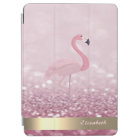 Modern Pink Flamingo Glitter Bokeh - Personalised