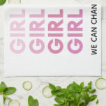 Modern Pink Girl Boss Best Girly Gift  Tea Towel<br><div class="desc">Modern Pink Girl Boss Best Girly Gift</div>