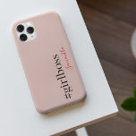 Modern Pink Girl Boss & Name | best Girly Gift iPhone 11Pro Max Case<br><div class="desc">Introducing the Modern Pink Girl Boss & Name collection on Zazzle! This trendy and stylish collection is perfect for all the strong, independent women out there who are rocking their careers and making a statement. Whether you're a girl boss yourself or looking for a fabulous gift for one, this collection...</div>