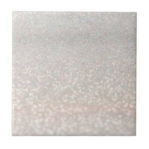 modern, pink, golden, shiny, ombre, blush, glitter ceramic tile