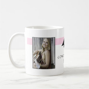 Modern Pink Graduate Congratulations Graduation Coffee Mug
