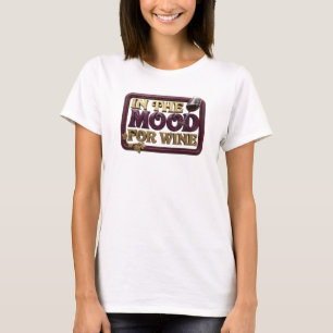 Modern Pink IN THE MOOD FOR WINE Statement Tee
