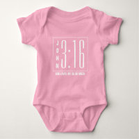 Modern Pink John 3:16 Christian