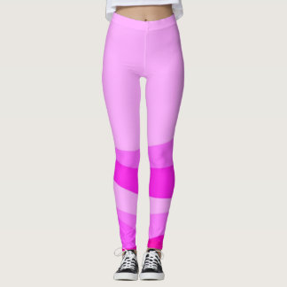 Modern Pink Leggings. Leggings