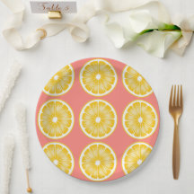 Modern Pink Lemonade & Yellow