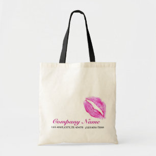 modern pink lips Makeup Artist cosmetologist Tote Bag