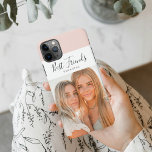 Modern Pink | Personal Photo Best Friends Gift iPhone 11Pro Max Case<br><div class="desc">Modern Pink | Personal Photo Best Friends Gift</div>