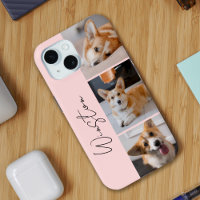 Modern Pink Photo Collage