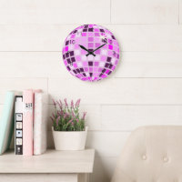 Modern Pink Purple Disco Ball Drawing White