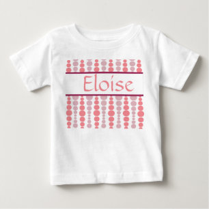 Modern Pink Rectangles Baby T-Shirt
