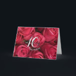 Modern Pink Roses Floral 40th Birthday Card<br><div class="desc">The Modern Pink Roses Floral 40th Birthday Card features white roses with an easily editable message to create a beautiful floral,  Happy Birthday card.</div>