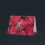 Modern Pink Roses Floral 40th Birthday Card<br><div class="desc">The Modern Pink Roses Floral 40th Birthday Card features white roses with an easily editable message to create a beautiful floral,  Happy Birthday card.</div>
